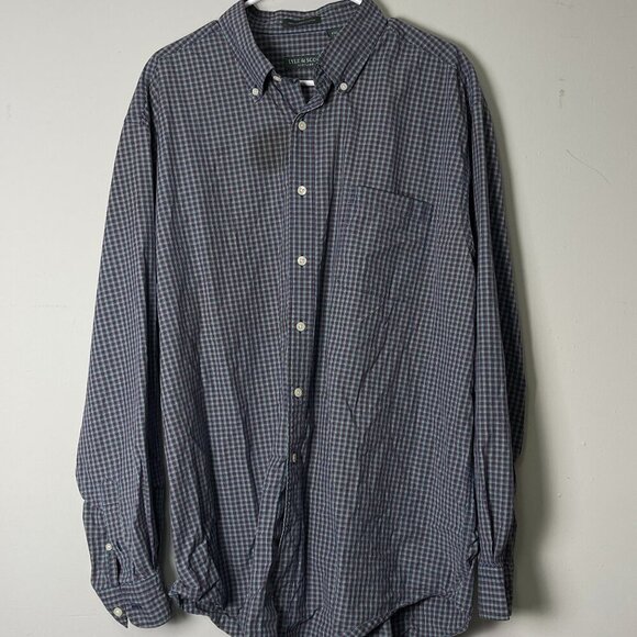 Lyle & Scott Long Sleeve‎ Polo PLAID Shirt XXL COMBED COTTON PLS SEE PICTURE - Picture 3 of 13